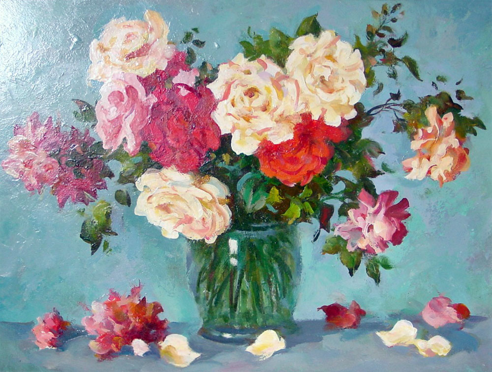 «Квіти». 2006. Полотно, олія